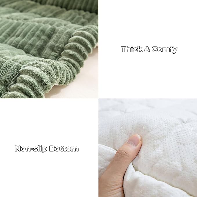FUNNY FUZZY Pet Couch Covers for Sofa, Washable Dog Couch Cover Protector - Image 3