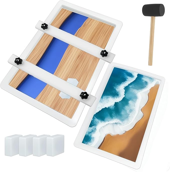 2Pcs Extra Large Reusable Epoxy Mold by ModWgGuo