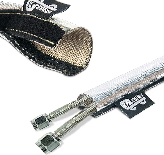 Heat Shroud Sleeve Aluminized Sleeving Express Aluminized Hose and Silver Hose - Image 4