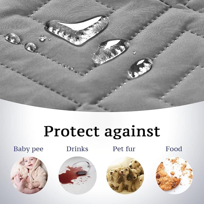H.VERSAILTEX Futon Cover Reversible Sofa Slipcover Furniture Protector Water - Image 4