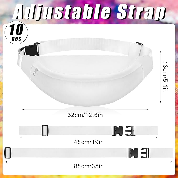 Silkfly White Cotton Fanny Pack - Image 4
