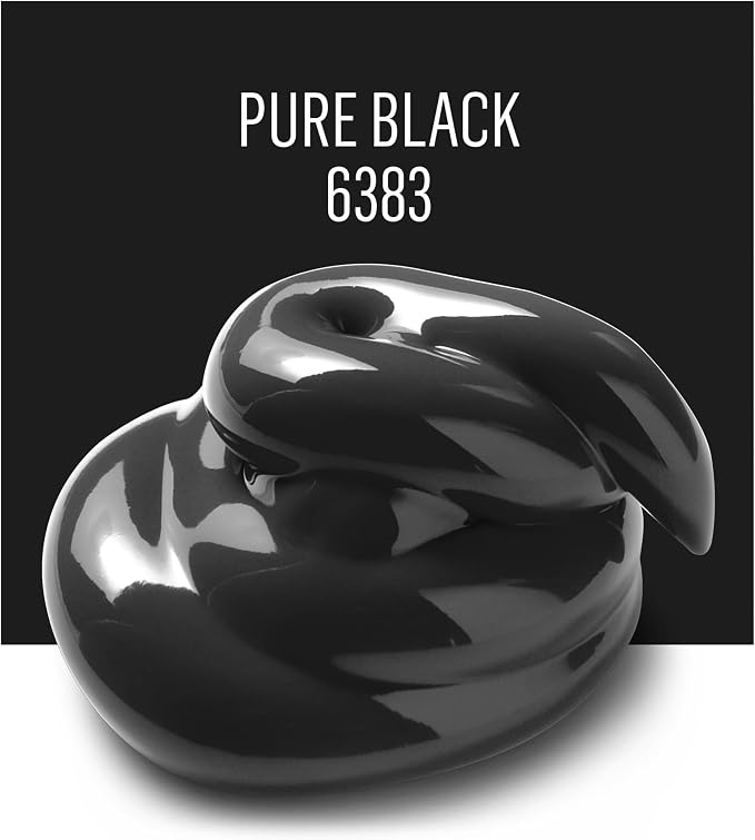 FolkArt Multi-Surface Satin Acrylic Paint in Assorted Colors, 16 oz, Pure Black - Image 3