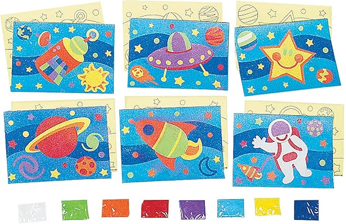 Fun Express Awesome Outer Space! Sand Art | Crafts by FunExpress
