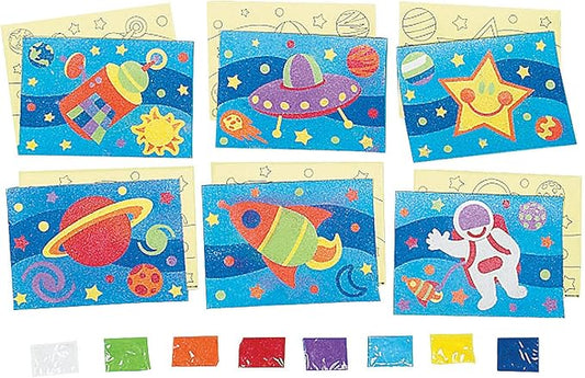 Fun Express Awesome Outer Space! Sand Art | Crafts by FunExpress