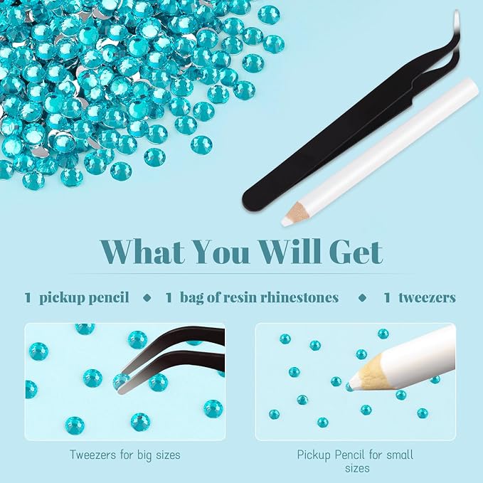 6000PCS 4mm Resin Rhinestones Bulk - Image 5
