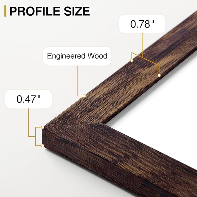 Vittanly 15 Pack Picture Frames Collage Wall Decor, Gallery Frame Set - Image 7