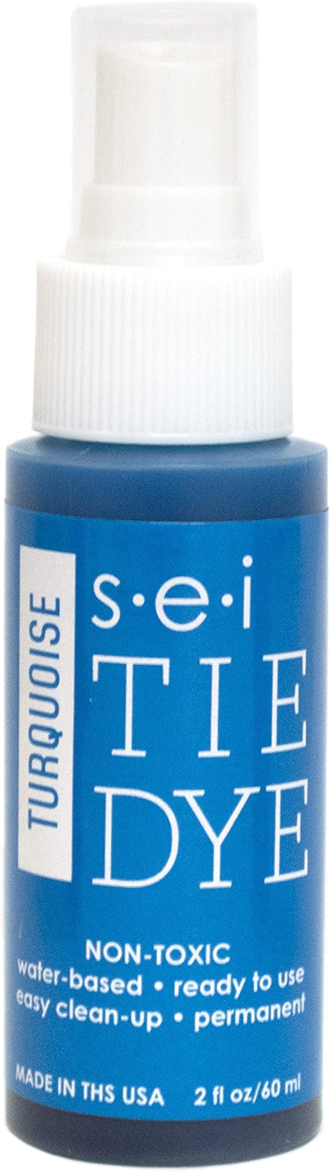 S.E.I. Turquoise Tie Dye Spray Bottle: 2oz. Non Toxic Fabric Dye Spray by SEI