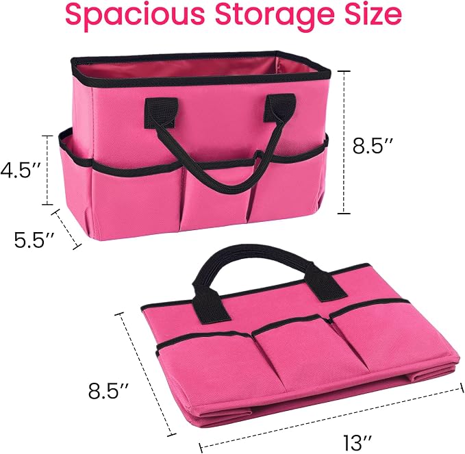 Desktop Tote and Organizer, Teacher Helper Caddy Bag - Image 4