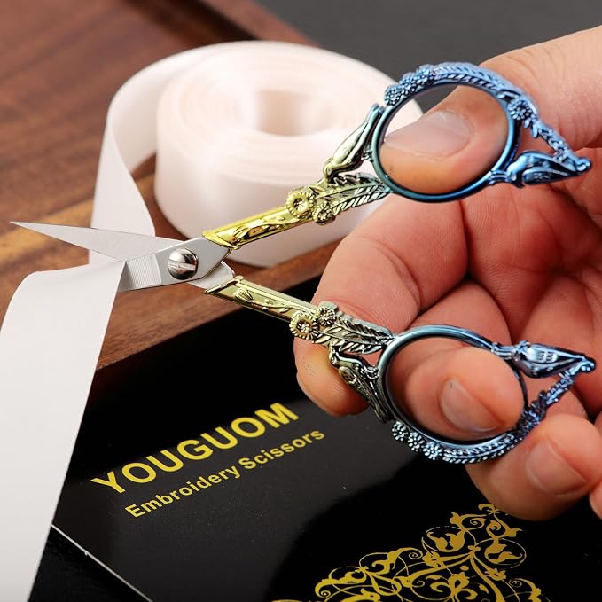 YOUGUOM Small Craft Scissors, Little Travel Sharp Embroidery Scissors All - Image 5