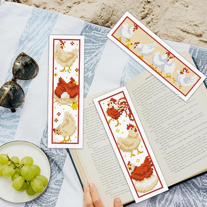 ORIGACH 6 Pcs Cross Stitch Bookmark Kit - Image 6