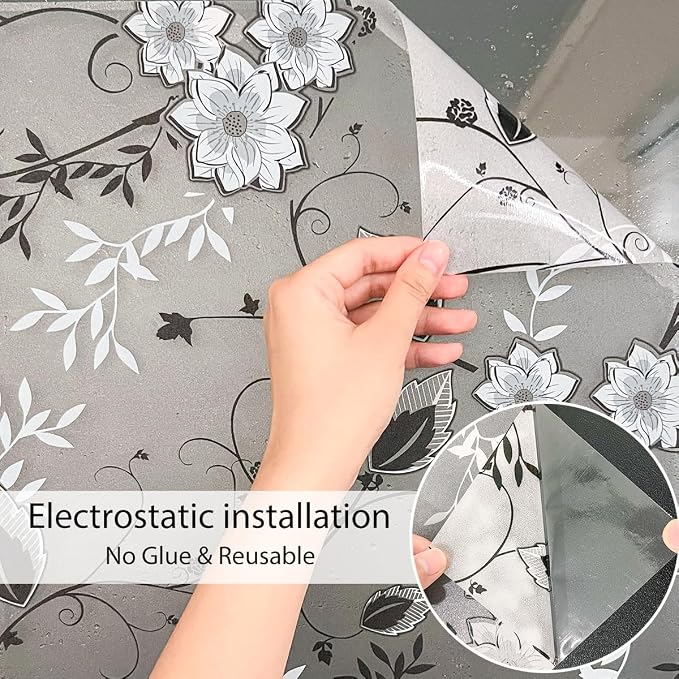 Bloss Frosted Privacy Window Film - Image 3