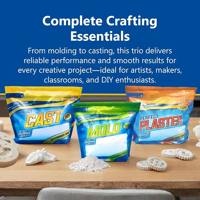Perfect Plaster for Pottery & Ceramic Slip Casting Molds, Non-Toxic Water-Based - Image 9