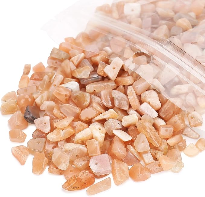 456 PCs Natural Chip Stone Beads, 5-8mm Irregular Multicolor Gemstones Loose - Image 2