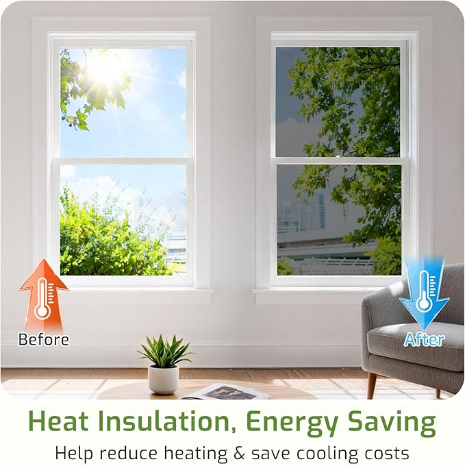 LUTE One Way Window Privacy Film, Window Tint, 17.5" x 118.1" | Sun Blocking UV - Image 4