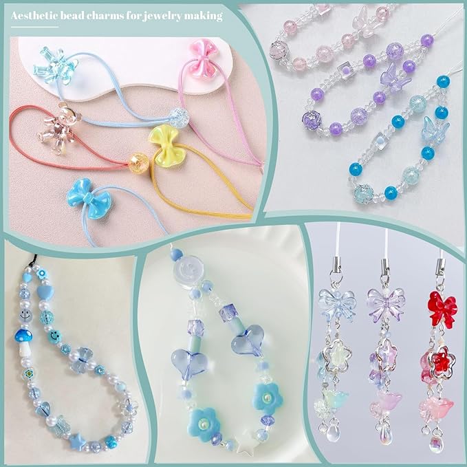 400-450PCS TINKRSTUFF Assorted Acrylic Beads - Image 6