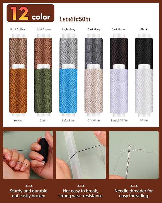 BAGERLA Heavy Duty Sewing Kit, Needle and Thread Kit - Image 3