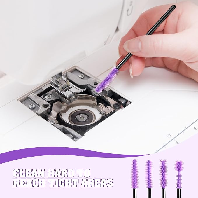 20 Pcs Nook and Cranny Sewing Machine Cleaning Brushes - Image 4