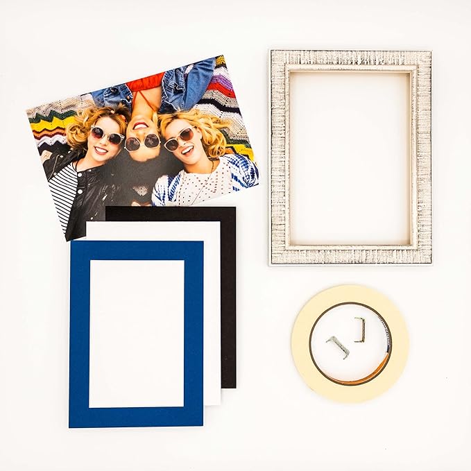 11x14 Mat for 8.5x11 Photo - Precut Royal Blue Picture Matboard for Frames Measuring 11 x 14 Inches - Bevel Cut Matte to Display Art Measuring 8.5 x 11 Inches - Acid Free Pack of TEN MATS