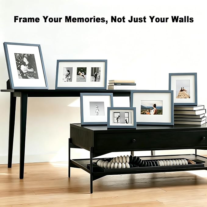 RPJC 4x6 Picture Frames Made of Solid Wood High Definition Glass - Image 3