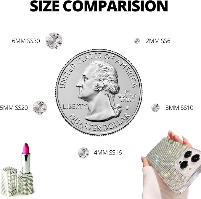 32000Pcs Transparent Rhinestones - Image 4