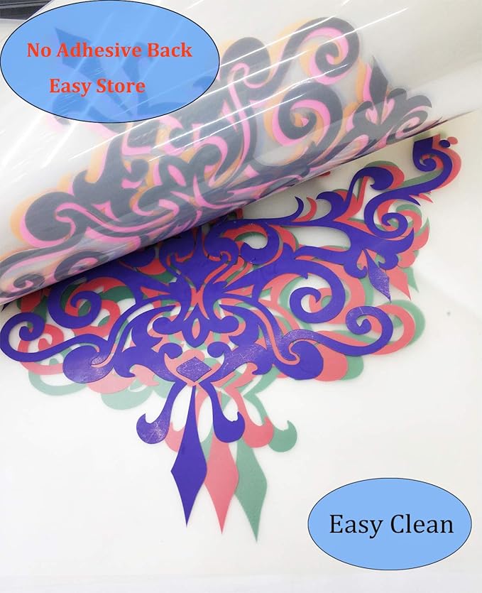 Guangyintong Heat Transfer Vinyl Silver HTV Rolls, 12" x 10ft Iron on Vinyl for T-Shirts, Matte Surface HTV for All Cutter Machine, Easy to Cut & Weed for Heat Vinyl DIY Design
