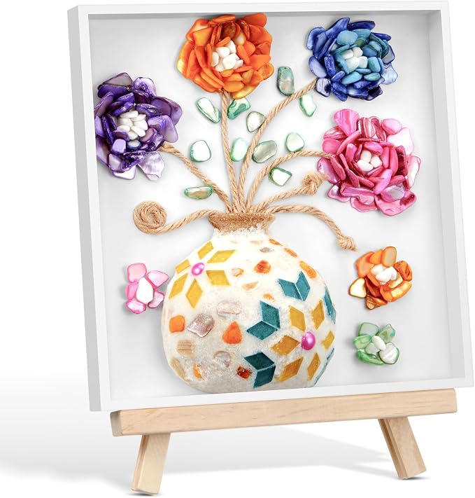 Fuyoooo DIY Vase Mosaic Painting Kit, 7.87 x 7.87 x 0.79 Inches DIY Arts and by Liraitoya