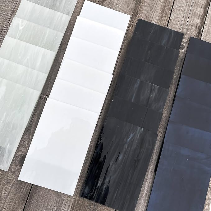 LITMIND 24 Sheets Stained Glass Variety Pack – Black & White Series 6 x 4 Inch - Image 5
