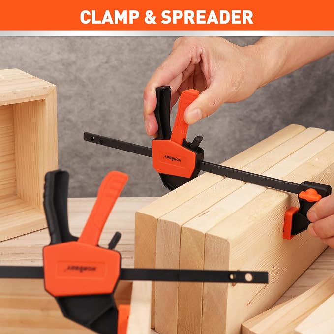 HORUSDY 6" Mini Bar Clamps for Woodworking - Image 8