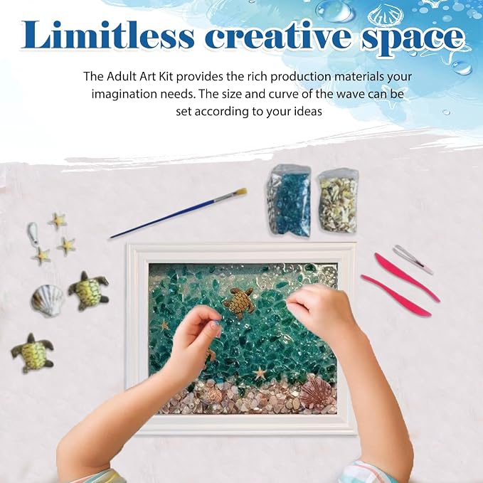 CIYOJA DIY Mosaic Kit for Adults – Complete Glass Mosaic Craft Kit - Image 2