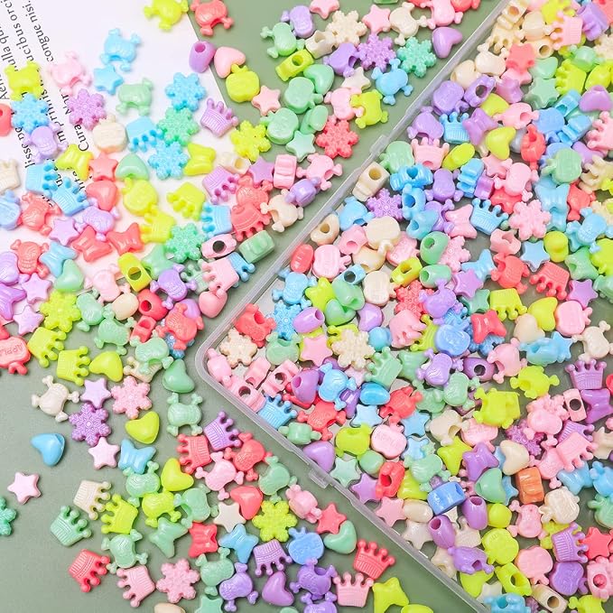 Eppingwin 1/2 pounds Shaped Pony Beads - Image 5