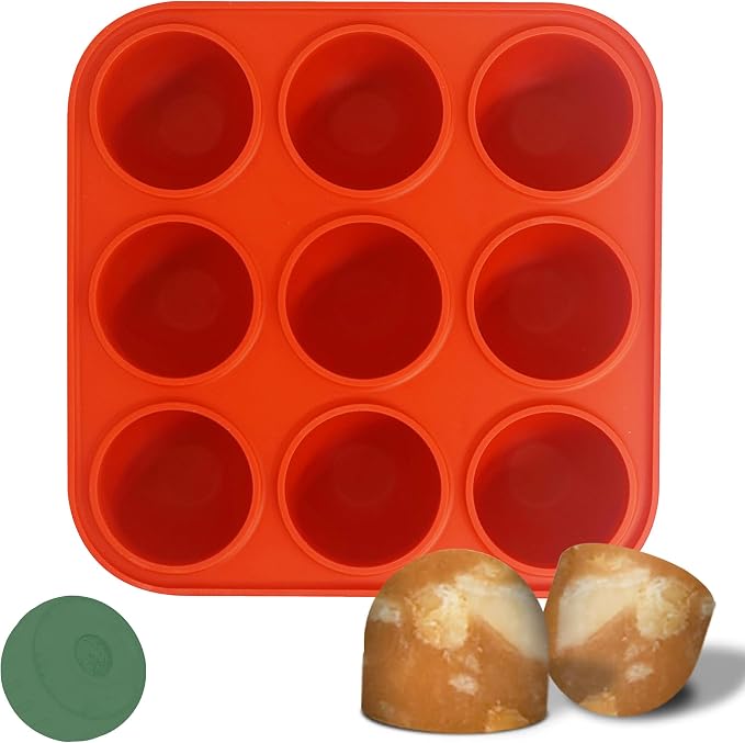 9-Cavity Silicone Frozen Dog Treat Mold by Wilewir