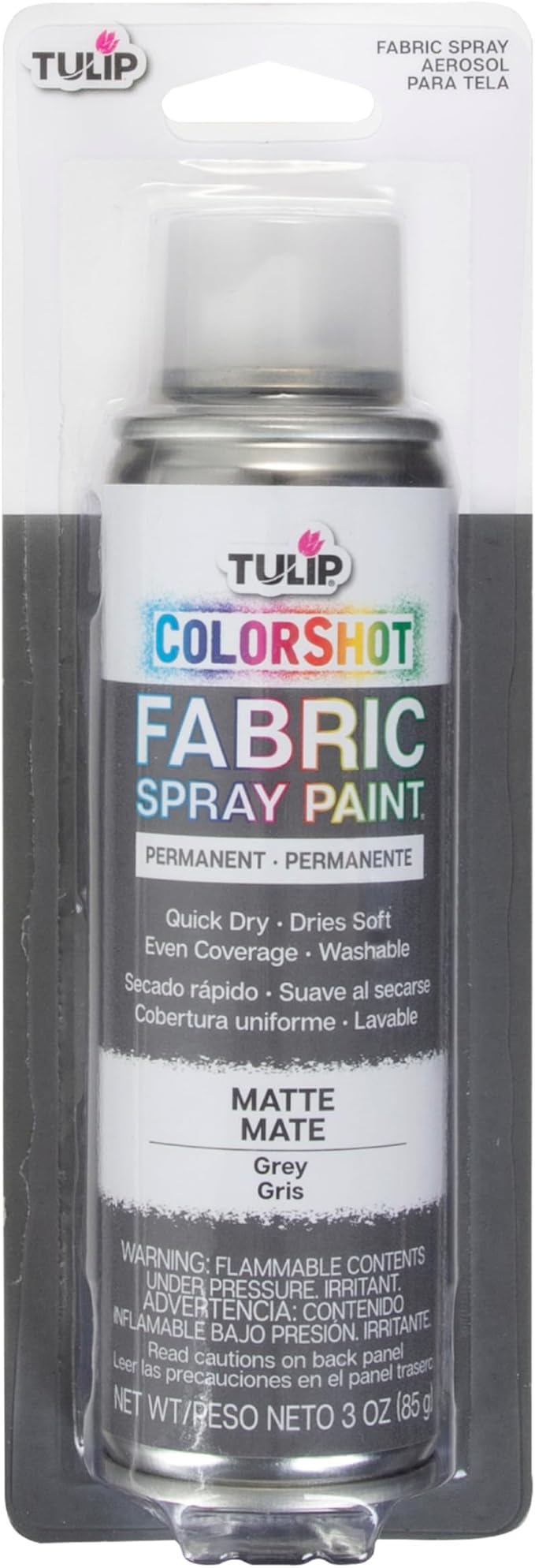 Tulip ColorShot Instant Fabric Spray Paint, Permanent Color Spray-On Fabric by Tulip