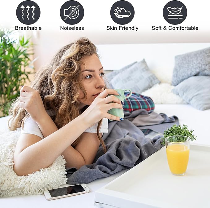 Waterproof Mattress Protector Queen, Fitted Sheet Style Breathable Mattress - Image 2