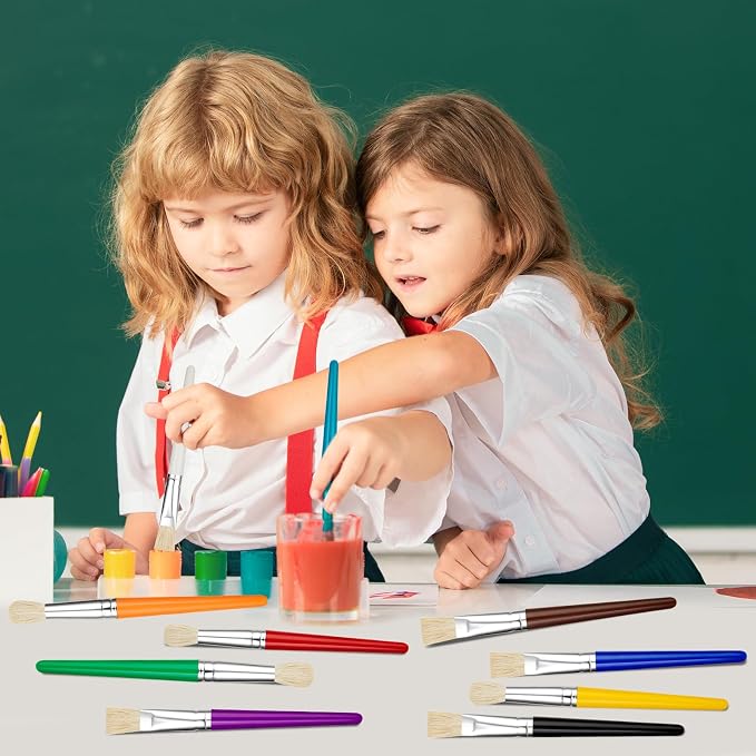 20 Pcs Kids Paint Brushes Bulk - Image 3