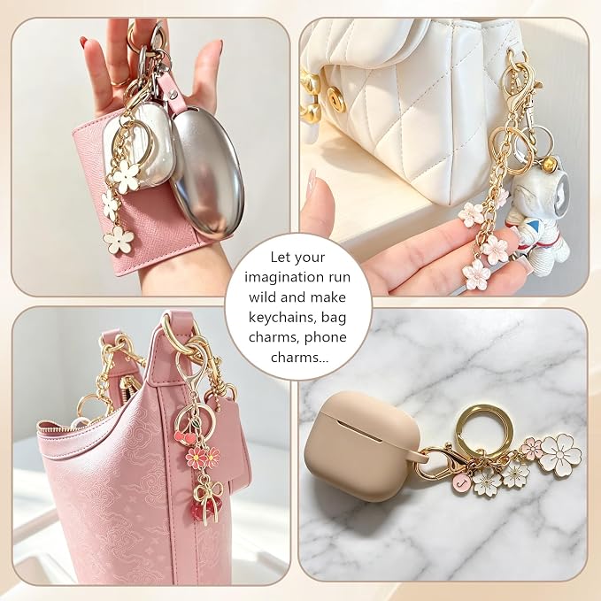 20pcs Keychain Making Kit with Key Rings Lobster Clasp Chain - Image 5