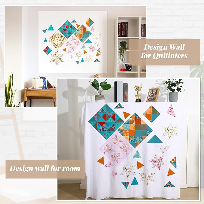 Buryeah 1 Pcs Quilt Design Wall Fabrics 108 in x 60 in - Image 5