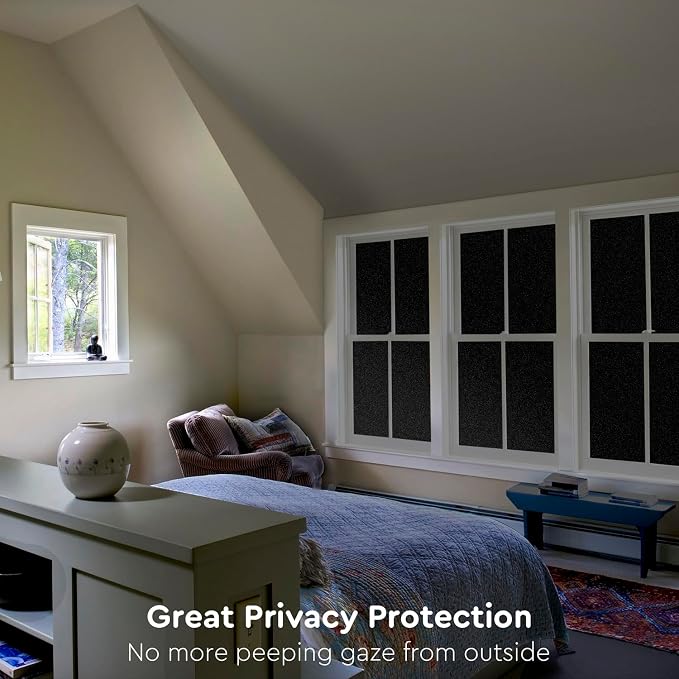 Kromapolis Blackout Window Privacy Film Total Light Blocking Room Darkening - Image 4