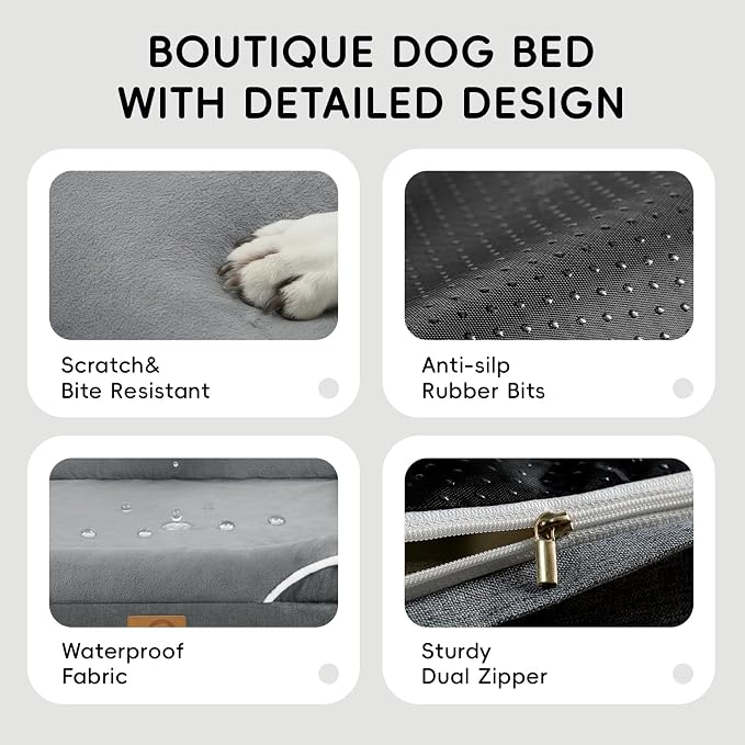 Homemate Dog Beds Large Sized Dog: 36x27 inch Orthopedic Large Dogs Bed XL - Image 6