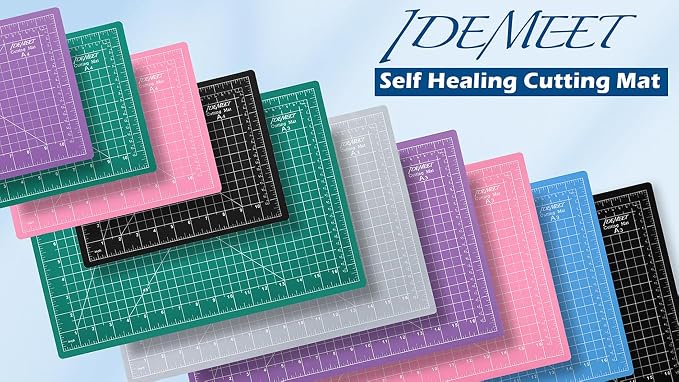 Thickened 18"x12" Self Healing Cutting Mat, Idemeet Rotary Cutting Sewing Mat - Image 7