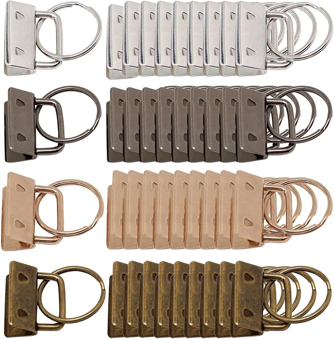 Key Fob Hardware, Key Lanyard, Keychain Making Kit Crafts DIY Supplies by GDFYMIImproveLifeHappyLife