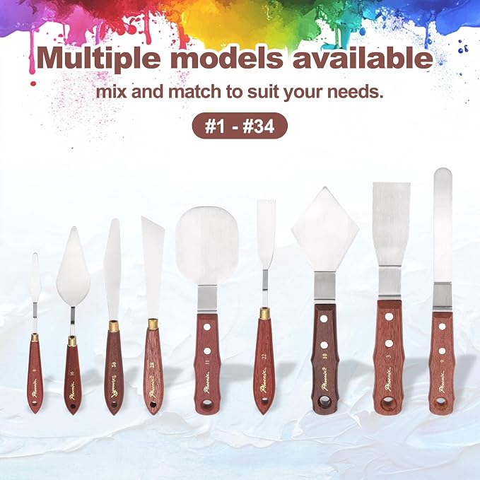 MECCANIXITY Pack of 2 Palette Knife No.9, 8.4" Long - Image 5