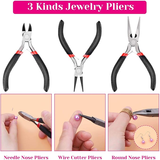 shynek 1857 Pcs Jewelry Making Supplies Kit - Image 5