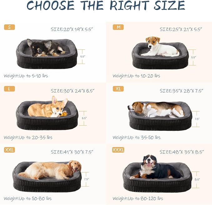 Orthopedic Dog Bed for Puppy, Extra Small Dogs Breeds, Oval Cat Bed, High - Image 5