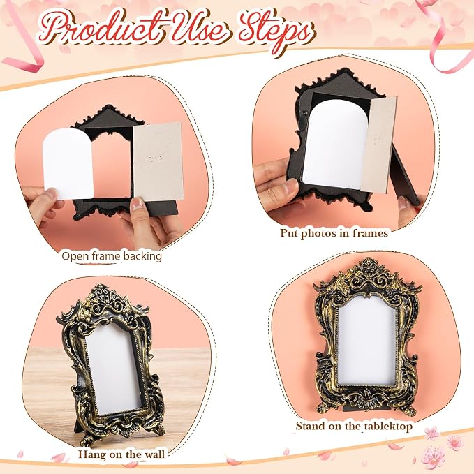 Maitys 20 Pcs Mini Picture Vintage Frames - Image 6