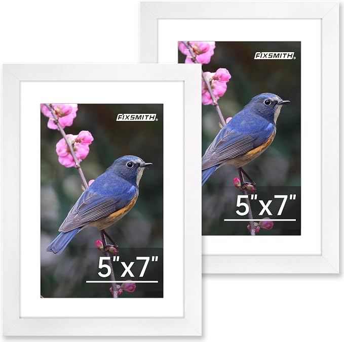 FIXSMITH 5x7 Picture Frame Set of 2, Photo Frame by FIXSMITH