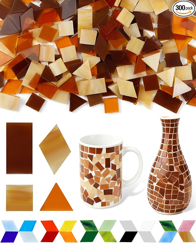 FIVEIZERO 260g Glass Mosaic Tiles by FIVEIZERO