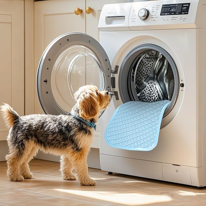 SOMOYA Upgrade Self-Cooling Mat Thicken Dogs Cooling Mat Washable Non-Slip Pet - Image 5