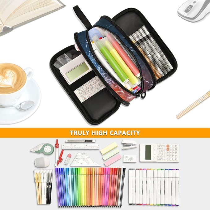 American Football Pencil Case Box Boys Girls Large Pencil Pouch - Image 3