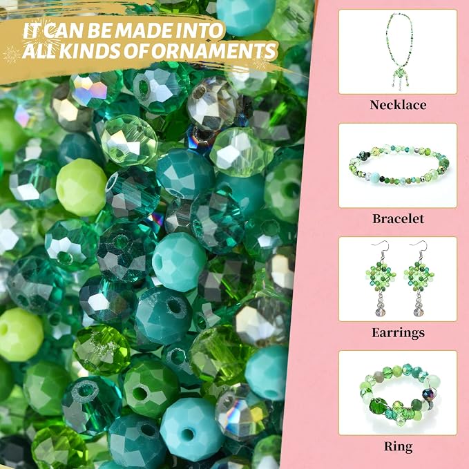 Briolette Crystal Glass Beads for Jewelry Making - Image 4