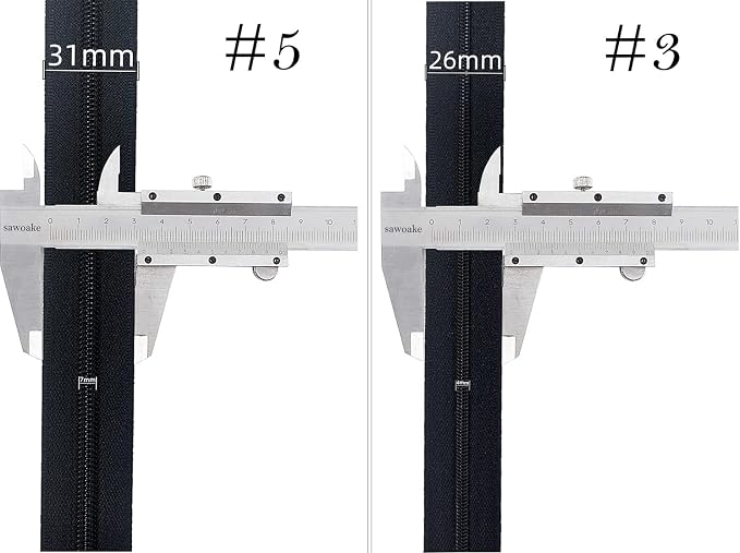 Sawoake 10 Yards Bulk Zipper, DIY Sewing Replacement - Image 3